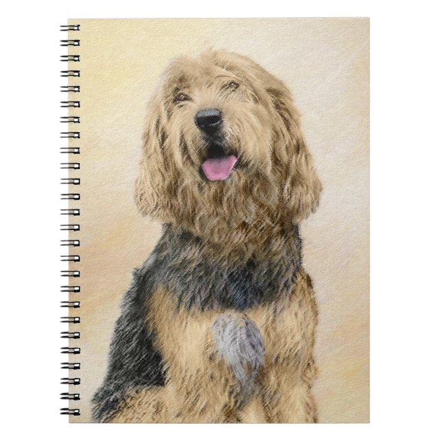 Cuaderno Pintura de otros lugares - Arte de perros original (Frente)