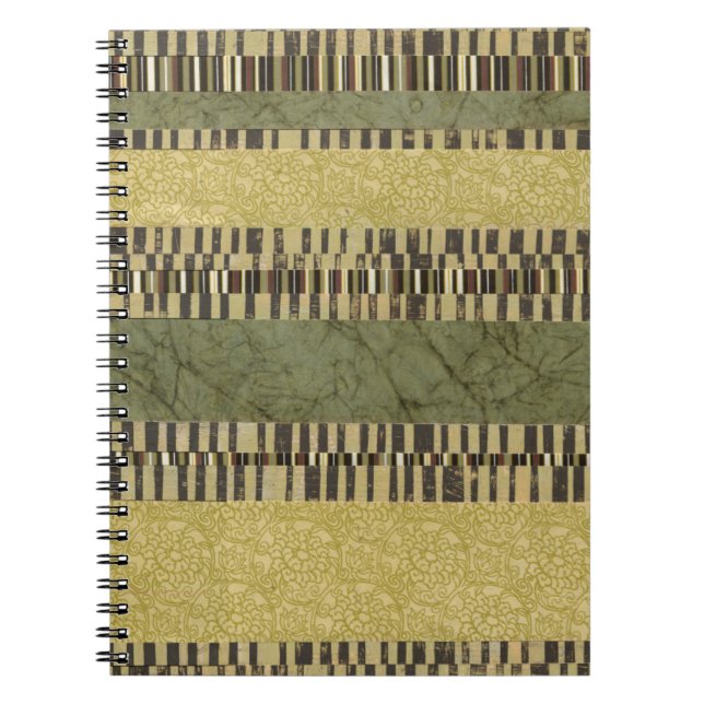 Cuaderno Pintura de panel con múltiples patrones (Frente)