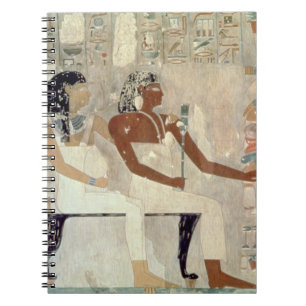 Cuaderno Pintura de pared de la tumba de Rekhmire, Thebes,