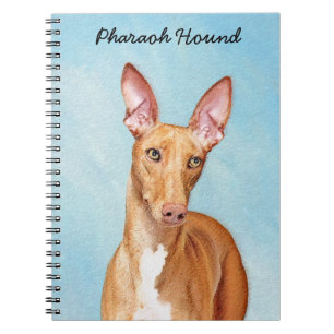 Cuaderno Pintura de paro del faraón - Arte de perro origina