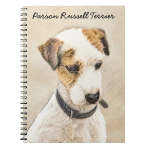 Cuaderno Pintura de Parson Jack Russell Terrier - Arte de P