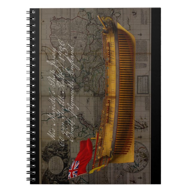 Cuaderno Pintura de perfil del barco Jersey (Frente)
