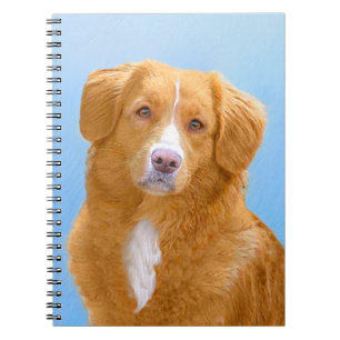 Cuaderno Pintura de perro de la recuperación del pato de Nu
