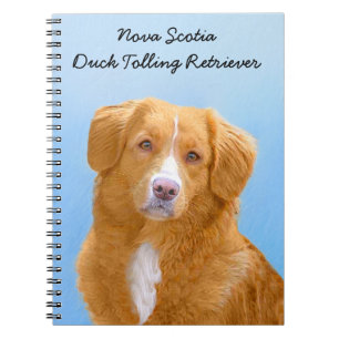 Cuaderno Pintura de perro de nova Scotia