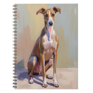 Cuaderno Pintura de perro galgo italiano