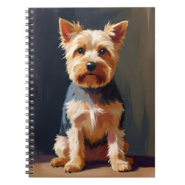 Cuaderno Pintura de perro mascota Yorkshire Terrier