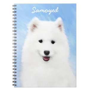 Cuaderno Pintura de pimienta de Samoyed - Arte Perro Origin