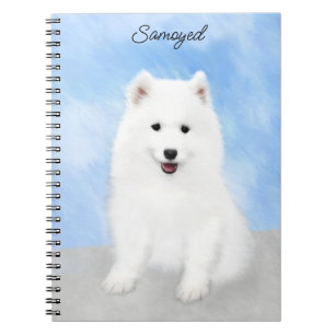 Cuaderno Pintura de pimienta de Samoyed - Arte Perro Origin
