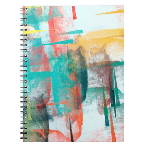 Cuaderno Pintura de pincel. Combinación artística de lienzo