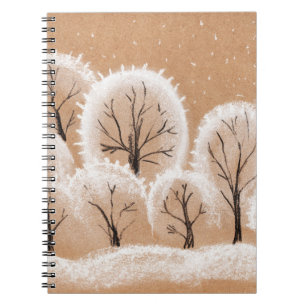 Cuaderno Pintura de pincel. Lienzo artístico. Arte petroler