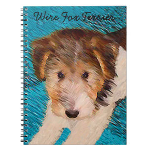 Cuaderno Pintura de pipa de Fox Terrier - Arte Perro Origin