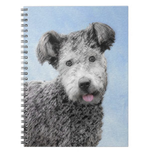 Cuaderno Pintura de Pumi - Arte de Perro Original.
