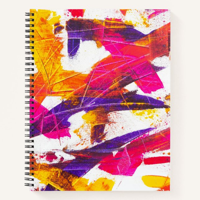 Cuaderno pintura de salpicadura (Anverso)