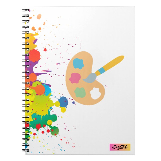 Cuaderno pintura de salpicadura (Frente)