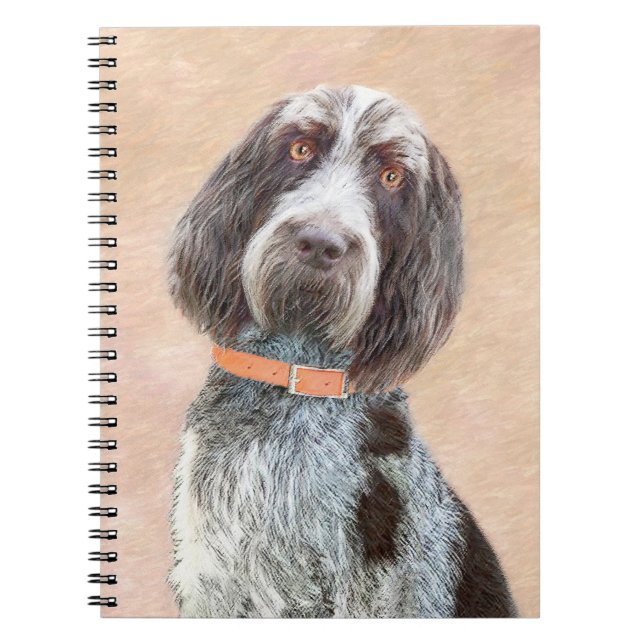 Cuaderno Pintura de Spinone Italiano - Arte de Perro Origin (Frente)