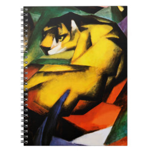 Cuaderno Pintura de tigre de Franz Marc