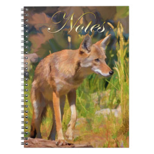 Cuaderno Pintura de vida salvaje en el Coyote de Verano