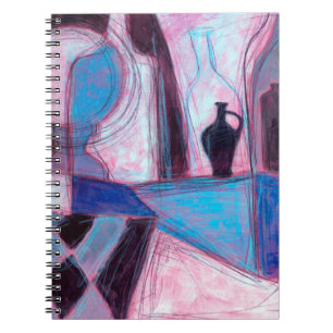 Cuaderno Pintura de vida y dibujo de un embotellamiento est