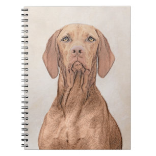 Cuaderno Pintura de Vizsla - Arte Perro Original.