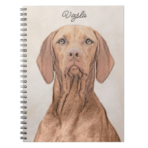 Cuaderno Pintura de Vizsla - Arte Perro Original.