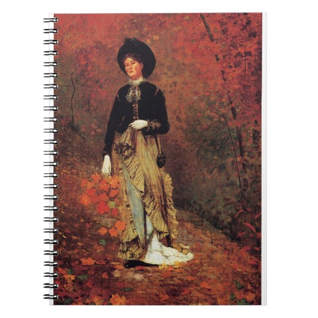 Cuaderno Pintura de Winslow Homer, Otoño (Frente)