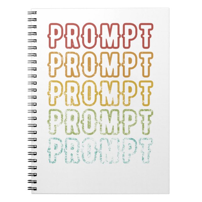 Cuaderno Pintura del símbolo del sistema de desvanecimiento (Frente)