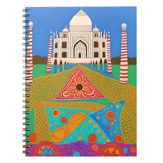 Cuaderno Pintura del Taj Mahal (Frente)