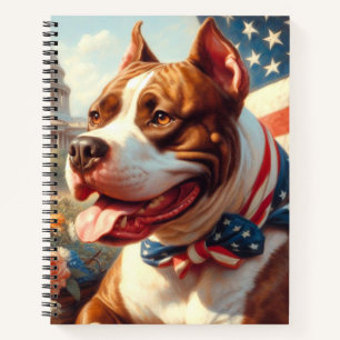 Cuaderno Pintura del Viejo Toro Terrier Americano