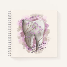 Cuaderno Pintura dental. Dentista, plantilla de asistente d