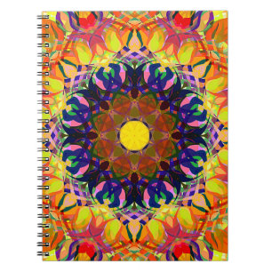 Cuaderno Pintura Digital Hermoso Resumen Colorido Retroceso