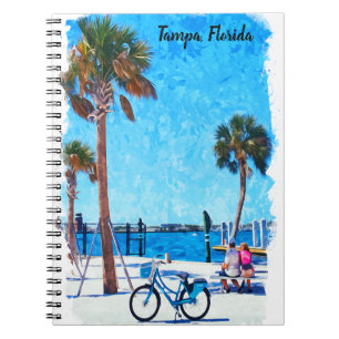 Cuaderno Pintura en acuarela de verano de Tampa Florida 