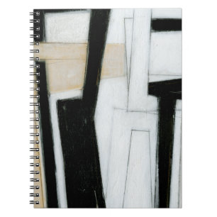 Cuaderno Pintura en blanco y negro abstracta