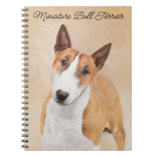 Cuaderno Pintura en miniatura de Bull Terrier - Arte origin