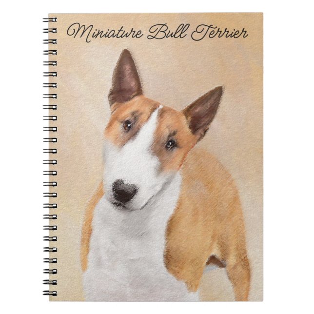Cuaderno Pintura en miniatura de Bull Terrier - Arte origin (Frente)
