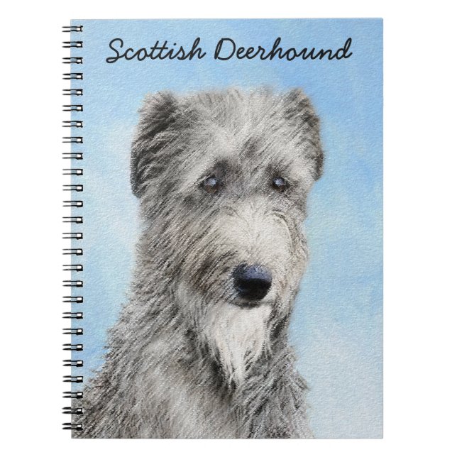 Cuaderno Pintura escocesa del perro - Ar original del perro (Frente)