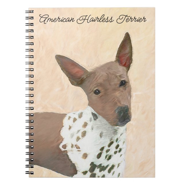 Cuaderno Pintura estadounidense sin pelo y más terrible - A (Frente)