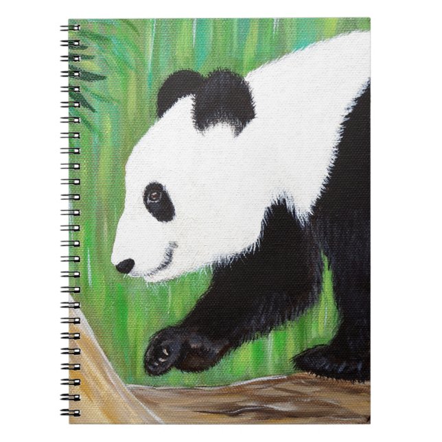 Cuaderno Pintura feliz de Panda (Frente)