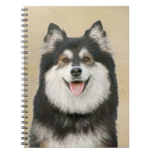 Cuaderno Pintura finlandesa de Lapphund - Arte de Perro ori