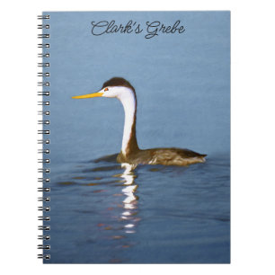 Cuaderno Pintura gris de Clark - Arte de pájaro original