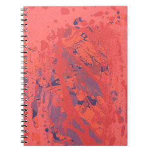 Cuaderno Pintura hecha a mano con tinta. Resumen de arte mu