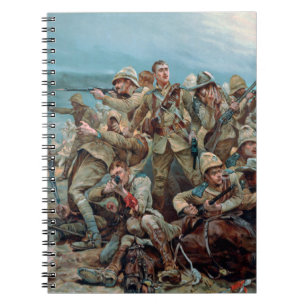 Cuaderno Pintura histórica británica victoriana de la guerr
