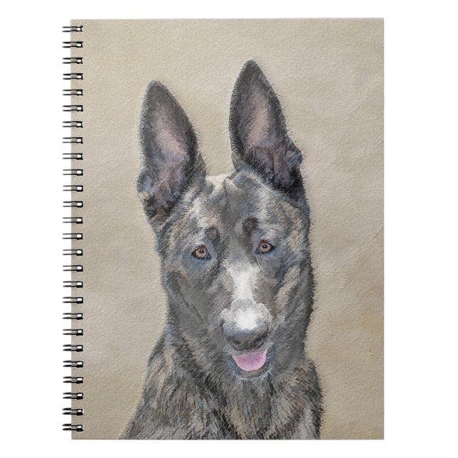 Cuaderno Pintura Holandesa de Pastores - Arte Perro Origina (Frente)