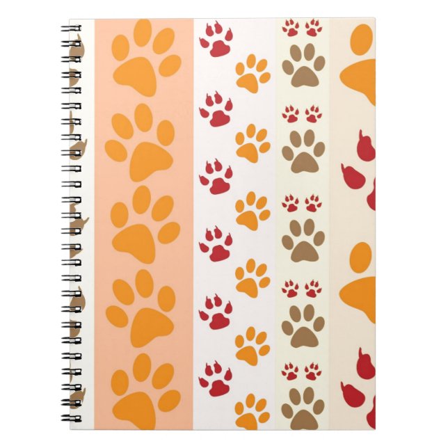 Cuaderno Pintura Imprime lindos amantes del perro (Frente)