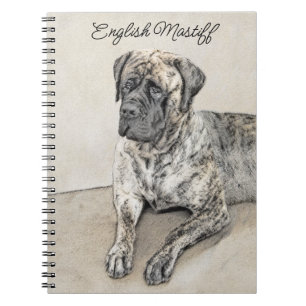 Cuaderno Pintura inglesa de castiff (Brindle) - Arte de per