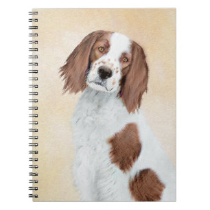 Cuaderno Pintura irlandesa de estilo rojo y blanco - Arte o