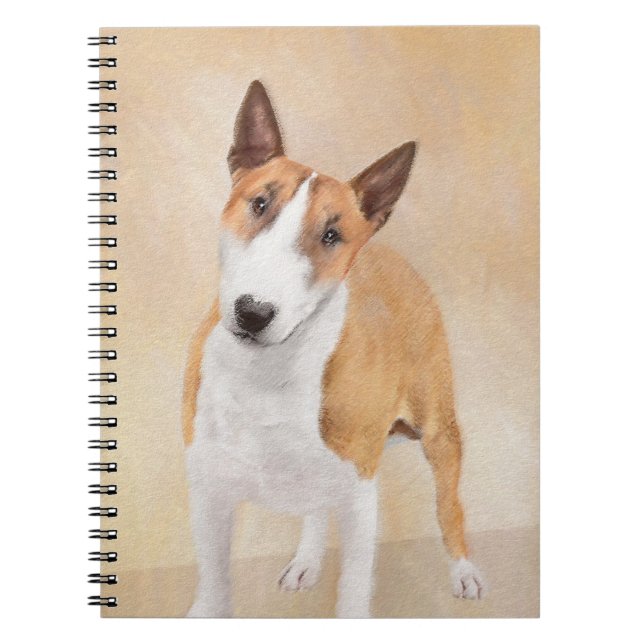 Cuaderno Pintura Miniatura del Terrier de Toros - Cute Orig (Frente)