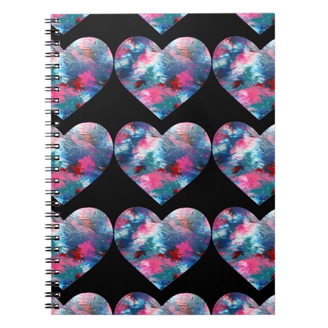 Cuaderno Pintura multicolor en madera (Frente)