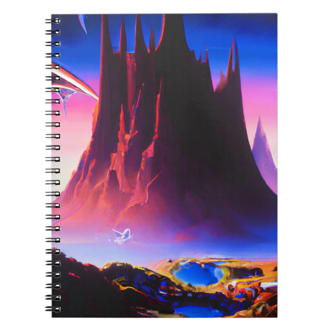 Cuaderno Pintura petrolera de Dream World (Frente)