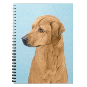Cuaderno Pintura Ridgeback Rhodesiana - Arte Perro Original