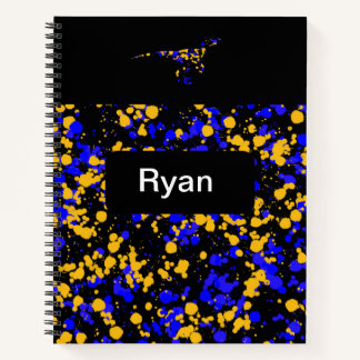 Cuaderno Pintura salpicada de Raptor